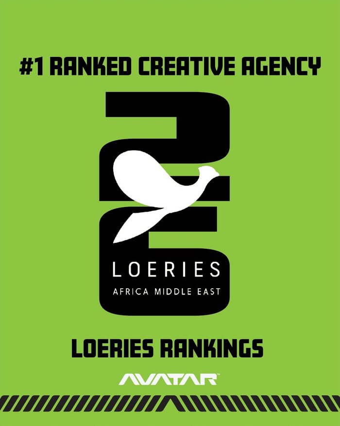 Loeries rankings: #1 ranked creative agency