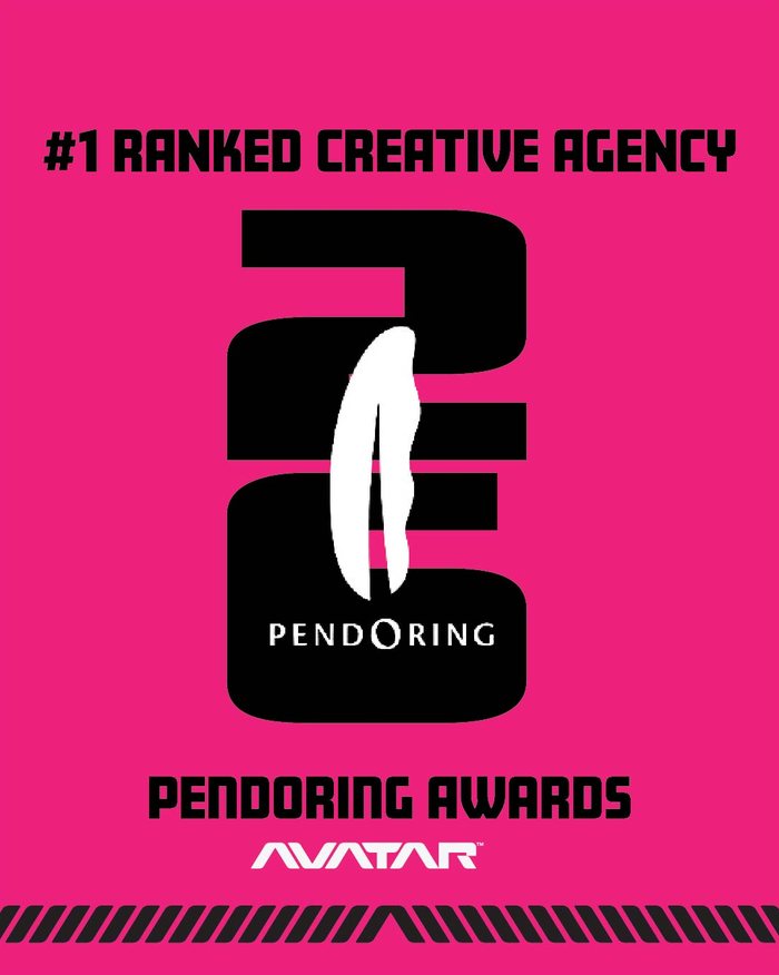 Pendoring Awards: #1 ranked creative agency